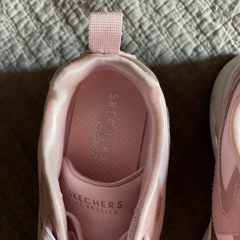 Skechers Pink and Gold Kids Sneakers - Picture 6 of 6
